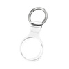 PURO NUDE Case - Schlüsselanhänger aus Silikon für Apple AirTag (transparent)