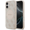 ETUI DO IPHONE 17 do MAGSAFE GUESS ORYGINALNE RÓŻOWE SKÓRZANE MODNE CASE
