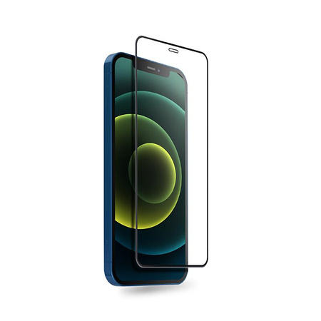 SZKŁO HARTOWANE NA EKRAN DO IPHONE 12 MINI, Crong, z Ramką Instalacyjną, Ochronne na Wyświetlacz