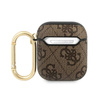 Guess 4G Script Metal Collection- AirPods 1/2 gen case (brown)