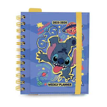 Disney Stitch - Naptár / Heti tervező A5 2025/2026