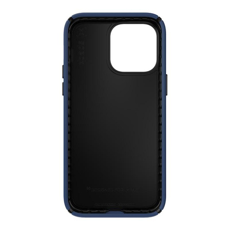 Speck Presidio2 Pro - Coque antibactérienne pour iPhone 14 Pro Max (Bleu côtier / Noir / Blanc)