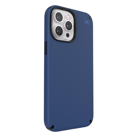 Speck Presidio2 Pro - pouzdro pro iPhone 13 Pro Max / iPhone 12 Pro Max s povrchovou úpravou MICROBAN (Coastal Blue/Black/Storm Blue)