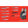 Alpina - Set de couteaux de cuisine avec support/bloc 15 pièces