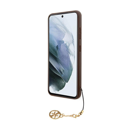 Guess 4G Charms Collection - Hülle Samsung Galaxy A55 5G (braun)
