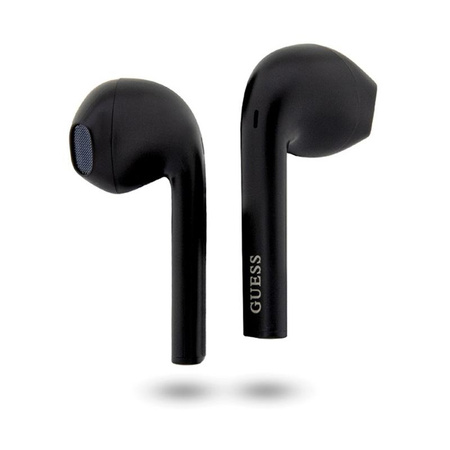 Guess True Wireless Script Logo BT5.3 - TWS casque + étui de chargement (noir)