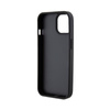 Guess Leather 4G Stamped - iPhone 15 Case (noir)