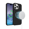 Magnetický kryt Crong Color Cover LUX - MagSafe pro iPhone 15 Pro (černý)