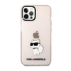 Karl Lagerfeld IML NFT Choupette - iPhone 12 / iPhone 12 Pro tok (rózsaszín)