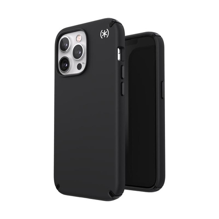 Speck Presidio2 Pro - pouzdro pro iPhone 13 Pro s povrchovou úpravou MICROBAN (černé)