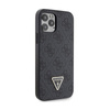 Guess Crossbody 4G fém logó - iPhone 12 / iPhone 12 Pro tok (fekete)