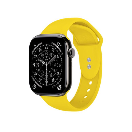 Crong Liquid - Bracelet pour Apple Watch 38/40/41/42 mm (jaune)