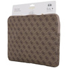 Guess 4G Zipper Pocket Triangle Logo Sleeve - Laptop Sleeve 14" (brown)