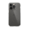 Speck Presidio Perfect-Clear with Glitter - Etui iPhone 14 Pro z powłoką MICROBAN (Clear / Gold Glitter)