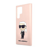 Karl Lagerfeld Silicone NFT Ikonik - pouzdro pro Samsung Galaxy S23 Ultra (růžové)