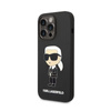 Karl Lagerfeld Silicone NFT Ikonik - pouzdro pro iPhone 14 Pro (černé)