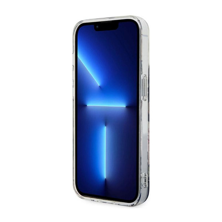 Guess Flower MagSafe - Case for iPhone 14 Pro (Black)