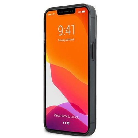 Karl Lagerfeld Choupette Head - pouzdro pro iPhone 13 Pro Max (čiré / černý rámeček)