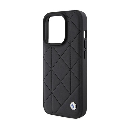BMW Leather Quilted - iPhone 15 Pro Max Case (black)
