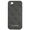 Guess 4G Metal Gold Logo - Coque iPhone SE 2022 / SE 2020 / 8 / 7 (gris)