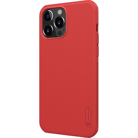 Nillkin Super Frosted Shield Pro - Coque pour Apple iPhone 13 Pro Max (Rouge)