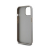 DKNY Leather Mono Stripe & Metal Logo - Etui iPhone 15 / 14 / 13 (beżowy)