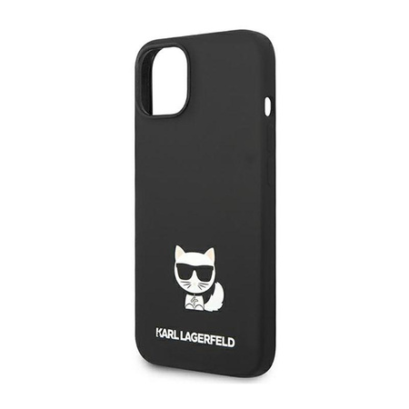 Karl Lagerfeld Choupette Body - Hülle für iPhone 14 Plus (Schwarz)