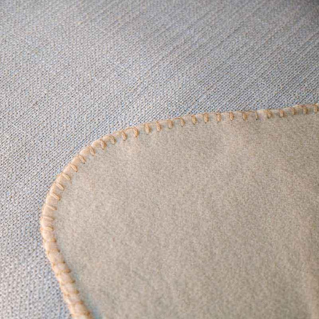 Fleecedecke 170x130 cm (creme)