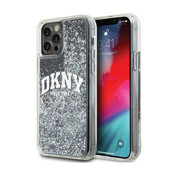 DKNY Liquid Glitter Big Logo - iPhone 12 / iPhone 12 Pro Case (black)
