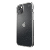 Speck Presidio Perfect-Clear mit Glitter - iPhone 14 Plus Hülle mit MICROBAN-Beschichtung (Klar / Gold Glitter)