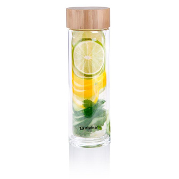 Alpina - Skleněná termo láhev (dvojitá stěna) 450 ml
