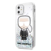 Karl Lagerfeld Glitter Iridescent Iconic - pouzdro pro iPhone 11