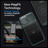 Spigen Optik Armor MagSafe - Coque pour iPhone 15 Pro (Abyss Green)
