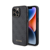 Guess 4G Metal Gold Logo - pouzdro pro iPhone 15 Pro Max (šedé)
