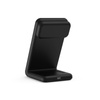 Crong MagSpot Pivot Stand - 3-in-1 Wireless Charger with MagSafe for iPhone, Apple Watch, and AirPods (Black)