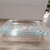 Alpina - Set of glass ovenproof dishes (3 pieces)