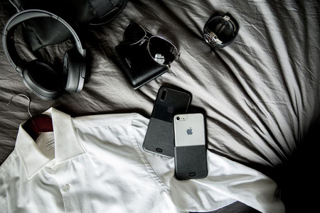 X-Doria Dash - iPhone X Tasche (Schwarzes Leder)