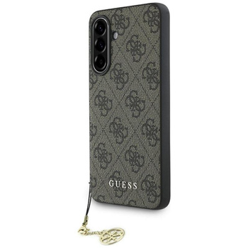 Collection Guess 4G Charms - Etui pour Samsung Galaxy A56 5G (marron)