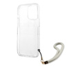 Guess Marble Strap - Coque iPhone 13 Pro (gris)