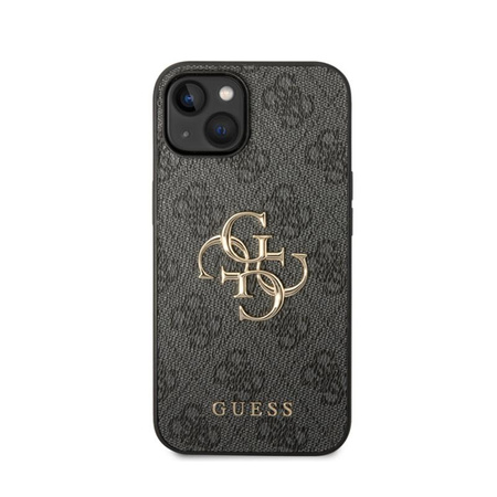 Guess 4G Big Metal Logo - iPhone 15 Tasche (grau)