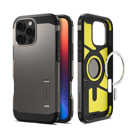 Spigen Tough Armor MagSafe - Gehäuse für iPhone 16 Pro Max (Gunmetal)