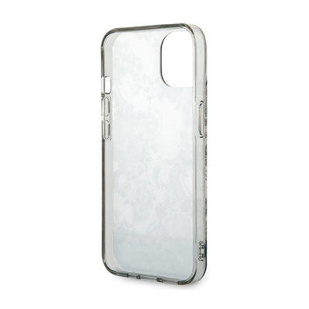 Guess Porzellan Kollektion - iPhone 14 Plus Tasche (grau)