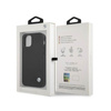 BMW Leder Debossé - Tasche für iPhone 12 / iPhone 12 Pro (schwarz)