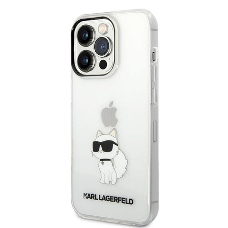 Karl Lagerfeld IML NFT Choupette - pouzdro pro iPhone 14 Pro (čiré)