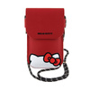 Hello Kitty Leather Hiding Kitty Cord - Crossbody bag for phone (red)