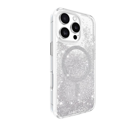 Case-Mate Waterfall MagSafe - iPhone 16 Pro Case (Silver)