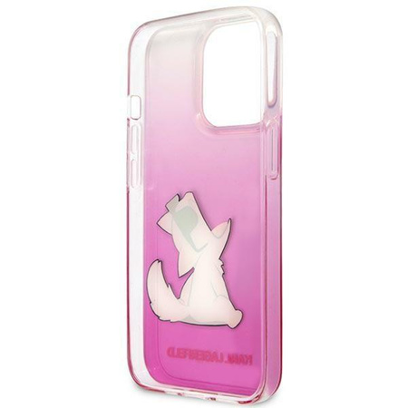 Karl Lagerfeld Choupette Fun Sunglasses - Etui iPhone 14  Pro (różowy)