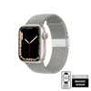 Crong Wave Band – Braided strap for Apple Watch 38/40/41/42 mm (light grey)