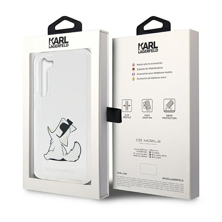 Karl Lagerfeld Choupette Fun - Samsung Galaxy S23+ Case (transparent)