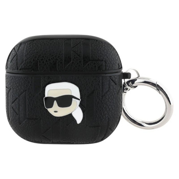 Karl Lagerfeld Monogram Karl Head - Étui AirPods 4 (noir)